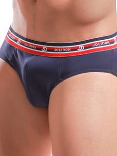 Комфортные брифы с двойной передней панелью Jolidon DTТн278 Dark_blue